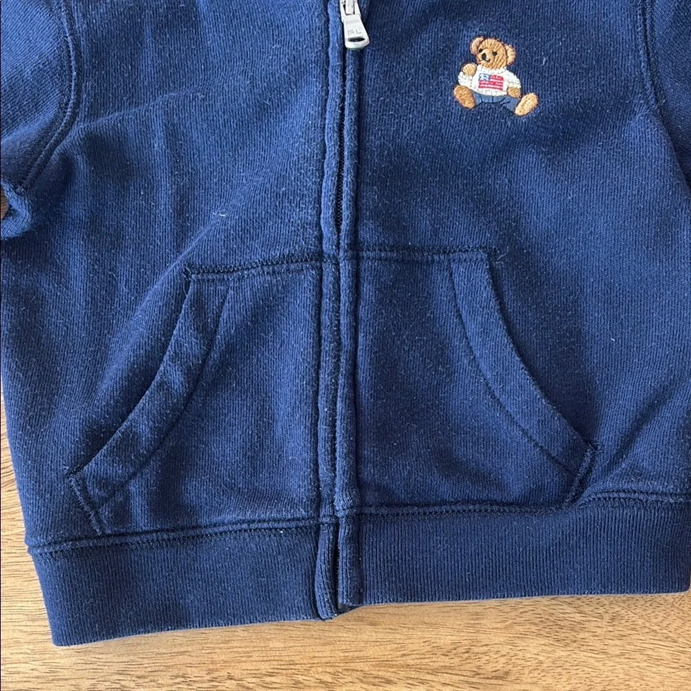 Ralph Lauren Navy Polo Bear Hoodie & Joggers Set